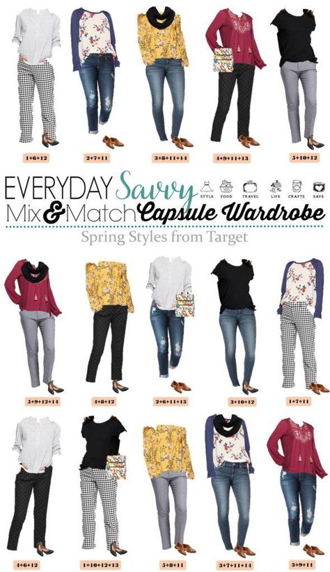 Cute Early Spring Outfits - Casual and cute mix and match outfits that are fun and frugal. Perfect for busy on the go woman. Early Spring Outfits Casual, Maurices Outfits, Mix Match Outfits, Capsule Wardrobe Outfits, Look Plus Size, Spring Capsule, Minimalist Capsule Wardrobe, Spring Capsule Wardrobe, Early Spring Outfits