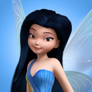 Silvermist Disney Fairies, Tinker Bell, Black Hair, Disney, Hair, Blue, Black