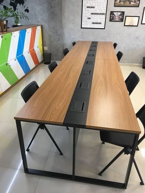 Conference Room Table Design, Open Office Design, Coworking Space Design, Home Office Furniture Design, Small Office Design Interior, Interior Design Living Room Modern, Contemporary Office Design, Small Office Design, Modern Office Space