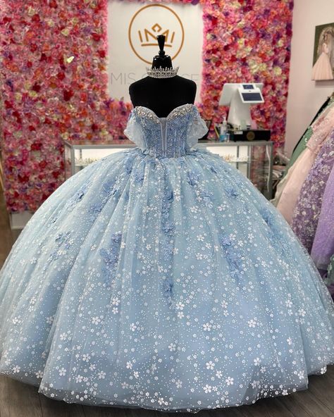 Winter Quinceanera Dresses Light Blue, Light Blue Dress Quinceanera, Sweet 16 Light Blue Dresses, Baby Blue Xv Dresses, Baby Blue Quinceanera Dresses Cinderella, Blue Quinceanera Dresses Cinderella, Blue Quinceanera Dresses With Sleeves, Baby Blue 15 Dresses Quinceanera, Light Blue Quinceanera Dresses Cinderella