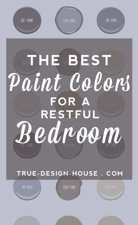 The Best Wall Paint Colors for a Restful Bedroom — True Design House Best Wall Paint Colors, Bedroom Wall Paint Colors, Mind Images, Best Wall Paint, Best Bedroom Paint Colors, Bedroom Paint Colors Master, Best Bedroom Colors, Interior Paint Colors Schemes, Restful Bedrooms