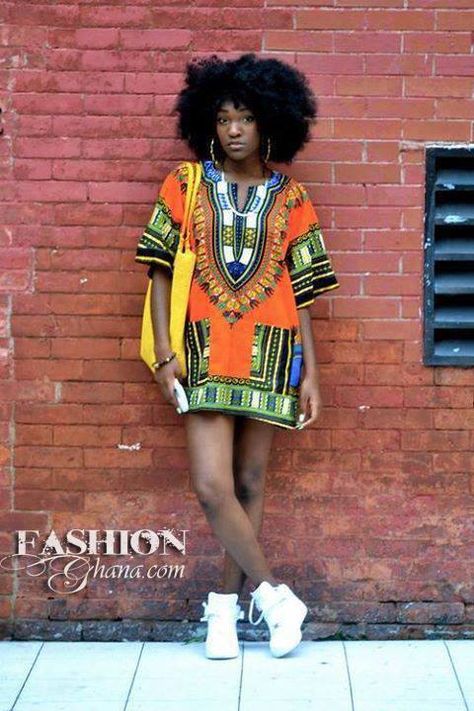 Fashion Ghana Magazine | Dashiki | Angelina Print | African Fashion Afro Centric Fashion, Afropunk Festival, College Projects, Afro Fashion, Traditional African Clothing, Ankara Dress Styles, Androgynous Style, African Dashiki, Afro Style