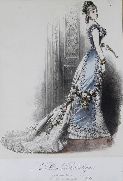 La Mode Artistique 1877 1877 Fashion, 1899 Fashion, 16th Century Fashion, 1900 Fashion, 1870s Fashion, Victorian Era Fashion, Decades Of Fashion, Fashion Decades, Victorian Portraits