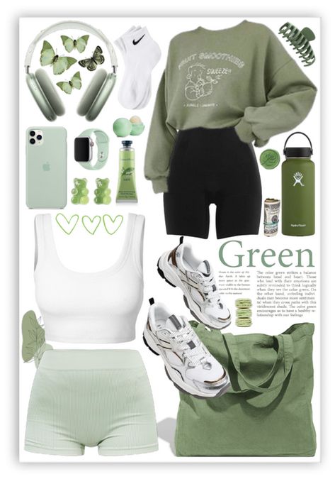 Sport Outfit | ShopLook Green Accessories, Fitness Trends, Athletic Style, Athleisure Outfits, Outfit Shoplook, Athletic Fashion, Teen Fashion Outfits, Comfortable Outfits, Sport Fashion