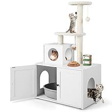 Cat Litter Cabinet, Wooden Cat House, Cat Houses Indoor, Cat Litter Box Enclosure, Litter Box Furniture, Litter Box Enclosure, Cat Litter Box Furniture, Pet Crate, Cat Condo