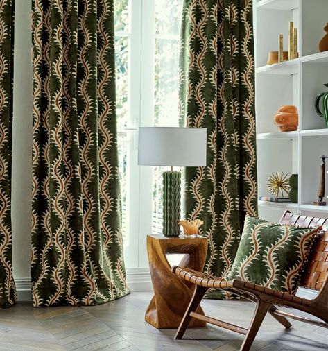 HELTER SKELTER PRINTED VELVET  | LINWOOD FABRICS | Shades Interiors Fabric Roman Blinds, Curtains Fabrics, Sofa Fabrics, Linwood Fabrics, Helter Skelter, Printed Velvet, Fabric Blinds, Upholstery Fabrics, Fabulous Fabrics