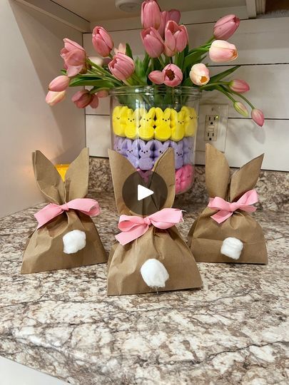 4.1M views · 31K reactions | DIY easter bunny treat bags! 🐰🐰These are so simple to make and they would make great gifts for kids and/or teachers!😍Just get a brown paper bag and stencil some bunny ears on. Then cut it out and add your candy. Lastly tie a ribbon around the middle and add a cotton ball for the bunny tail!🐰🐰#easterdecor #easterdiy #easter #easterdecor #easterbunny #eastercrafts #eastertreats #eastergifts #eastertime #diy #diyideas #diycrafts #easydiy #easterdecoration #easter | Our Winton home | Roy Rogers and Dale Evans · Peter Cottontail Peter Cottontail Easter, Easter Bunny Treat Bags, Bunny Treat Bags, Evans Peter, Diy Easter Bunny, Easter Bunny Treats, Dale Evans, Easter Treat Bags, Easter 2023