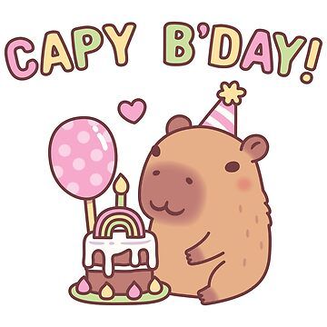 Capybara Happy Birthday, Guinea Pig Birthday Cake, Capybara Cake Ideas, Birthday Capybara, Capybara Cake, Capybara Birthday, Capybara Funny, Cake With Frosting, Capybara Cute