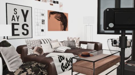 920 Medina Studio/College Girl Inspired | Patreon Sims 4 College, College Girl Apartment, Sims 4 Patreon, College Apartments, Girl Apartment, Sims 4 Studio, Bed Apartment, College Girl, Sims 4 Build