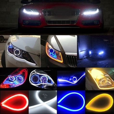 https://autogoshop.com/products/2pcs-45cm-60cm-flexible-car-soft-tube-led-strip-light-angel-eye-drl-daytime-running-78@$mani Light Angel, Jeep Wrangler Accessories, Custom Car Interior, Cool Car Accessories, Wrangler Accessories, Girly Car, Angel Eye, Cute Car Accessories, Led Strip Light