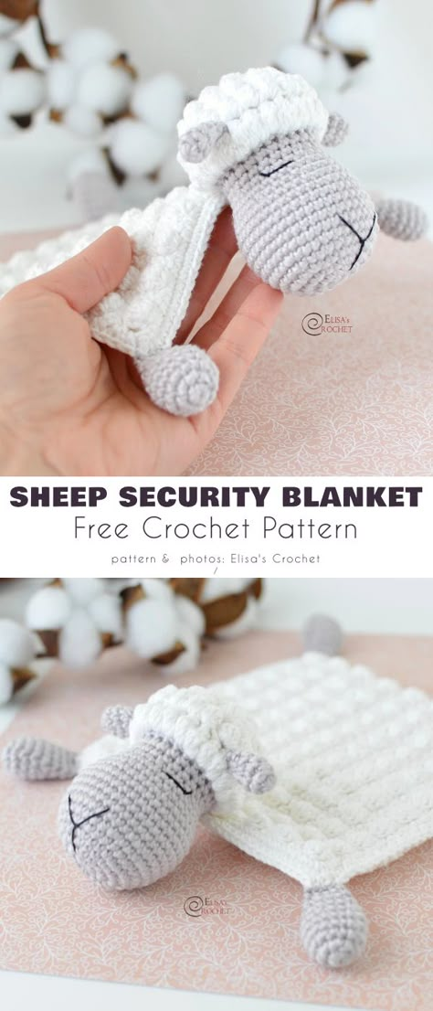 Crochet Lamb Snuggle, Crochet Lamb Blanket Free Pattern, Sheep Lovey Crochet Free Pattern, Raverly Patterns Free Crochet, Crochet Ragdoll Lovey Free Pattern, Lamb Lovey Crochet Free Pattern, Baby Lovies Crochet, Crocheted Lovey Free Patterns, Crochet Bunny Lovey Free Pattern