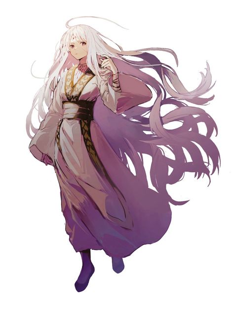 Magi Oc, Fantasy Art Landscapes, Anime Character Drawing, Art Inspiration Drawing, Character Portraits, Anime Artwork, White Hair, Fantasy Character Design, Character Drawing