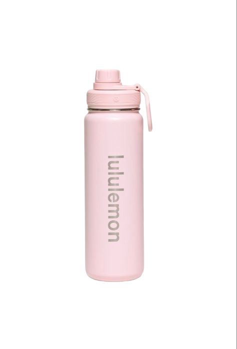 Light Pink Lululemon Water Bottle, Pink Cup Aesthetic, Pink Wishlist Png, Lululemon Bottle, Wishlist Ideas I Want, Wish List Items, Pink Wishlist, Birthday Wish List, School Wishlist