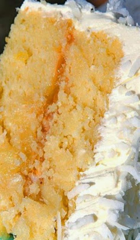 Cake Directions: Coconut Pineapple Cake, Pineapple Cake Recipe, Coconut Cake Recipe, Pineapple Cake, Köstliche Desserts, Coconut Cake, Food Cakes, Cake Cake, Let Them Eat Cake