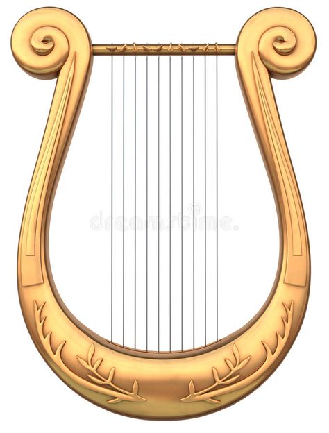 Lyre Aesthetic Instrument, Lyre Dnd, Lyre Harp Aesthetic, Lyre Aesthetic, Harp Drawing, Greek Lyre, Lyre Instrument, Lyre Design, Lyre Harp