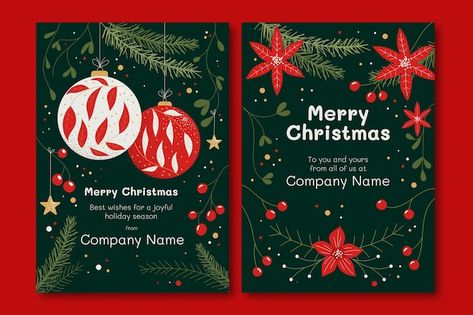 Greeting Card Christmas Design, Christmas Wedding Card, Holiday Cards Business, Wedding Christmas Card, Visual Illustration, Xmas Hampers, Greeting Ideas, Business Christmas Cards, Digital Christmas Cards