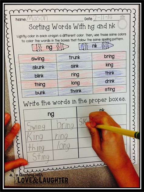 Teaching With Love and Laughter: Word Sorts Kindergarten Word Families, Teaching Spelling, Spelling Patterns, Word Sorts, Rhyming Words, Esl Teaching, Reading Intervention, First Grade Classroom, Math Stations