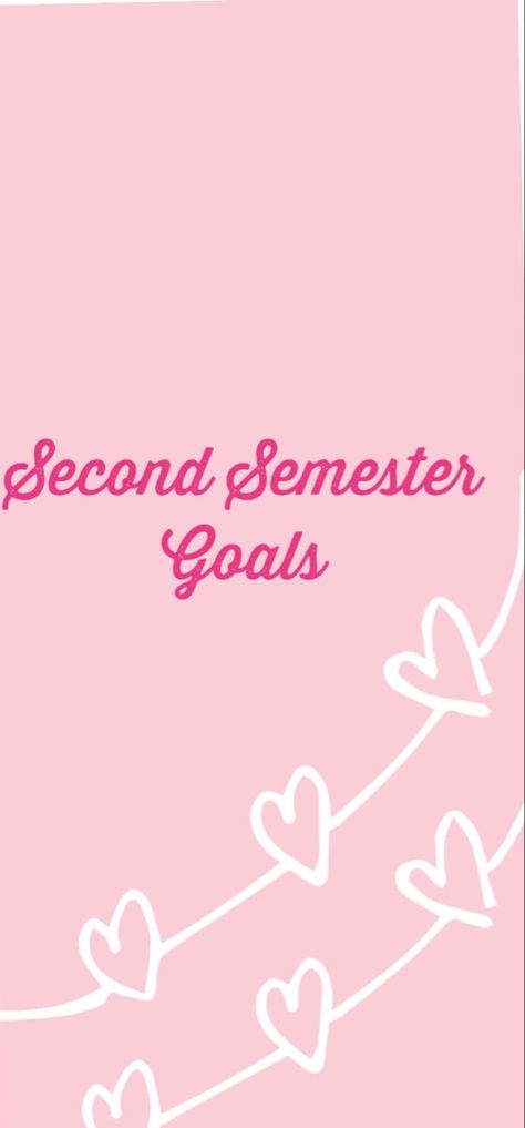 Semester Goals, Finals Schedule, Typed Notes, Second Semester, Academic Goals, Work Goals, I Would Rather, Winter Break, Long Winter