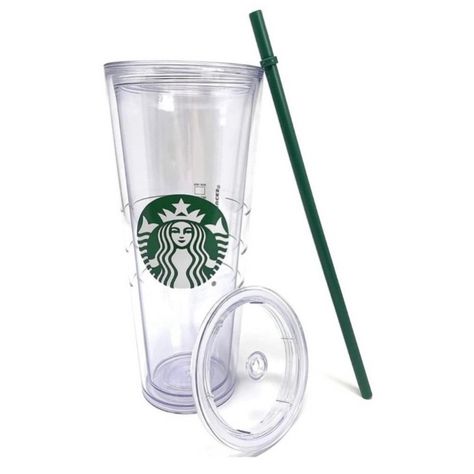 Classic Starbucks Tumbler 24oz Venti Clear Acrylic Cold Cup Double Insulated Large Screw On Lid Little Boxes On The Side Mimicking An Actual Starbucks Drink Options Green Starbucks Logo On Front With Matching Green Straw Bpa Free Green Starbucks, Cup Logo, Clear Tumblers, Starbucks Green, Holiday Cups, Starbucks Logo, Starbucks Christmas, Ceramic Tumbler, Reusable Cups