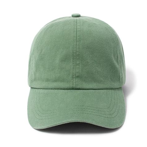 Solid Baseball Hat- Green Affordable Khaki Curved Brim Baseball Cap, Affordable Green Brimmed Hat, Adjustable Basic Sports Hat, Green Baseball Hat, Green Baseball Cap, Plain Caps, Cute Caps, Green Cap, Dusty Green