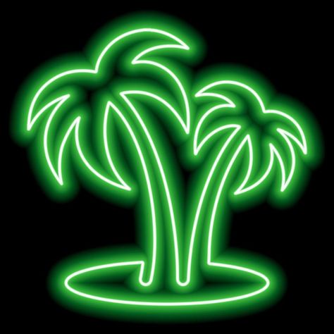 Palm Trees Wallpaper, Verde Neon, Tree Wallpaper, Modern Pendant Light, Modern Pendant, Palm Tree, Palm Trees, Pendant Light, Neon Signs