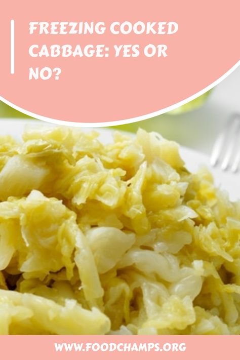 Can I Freeze Cabbage, How To Freeze Cabbage, Can You Freeze Cabbage, Freezing Cabbage, Cooked Cabbage Recipes, Best Cabbage Recipe, Mustard Cabbage, Ham And Cabbage, Boiled Cabbage