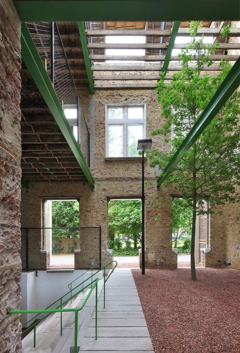 Open Space Architecture, Ruins Architecture, Architecture Renovation, Factory Architecture, Renovation Architecture, Watercolor Architecture, Industrial Architecture, Adaptive Reuse, Patio Interior