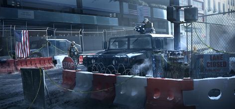 ArtStation - Ubisoft, The Division, Florian de Gesincourt The Division Concept Art, Division Concept Art, Tom Clancy The Division, Post Apocalyptic Art, Apocalypse Art, Concept Art World, Military Artwork, Tom Clancy, The Division