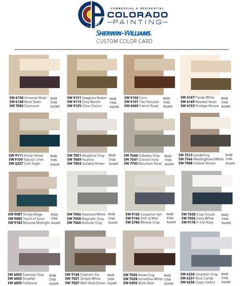 How to Pick Exterior Paint Colors | Colorado Residential Painting Services Brown Color Exterior House, Taupe Brown House Exterior, Cream Brown House Exterior, Exterior Door Colors With Brown Siding, Cream Colored Siding Exterior Houses, Beige And Grey House Exterior, Cream Trim Exterior House, Cream And Brown House Exterior, Cream Exterior House Color Brown Roof