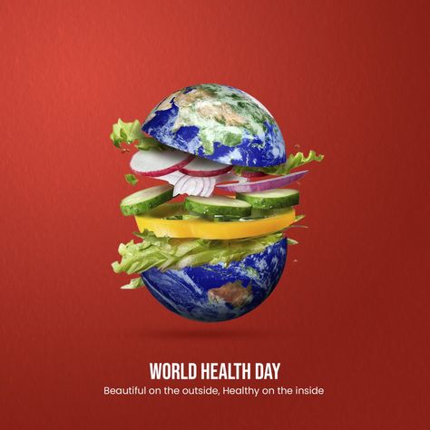 Giving our clients creatives that are 'bun' in a million. . . . #WorldHealthDay #HealthDay #InternationalHealthDay #HealthyHeart #HealthIsWealth #WorldHealthDay2022 #CreatingAtMediaSolace #MarketingStrategy #CreativePost #CreativeSpot #HealthForAll #MediaSolace Food Day Creative Ads, World Food Day Creative Ads, Health Day Creative Ads, World Health Day Creative, World Health Day Creative Ads, Easter Poster, Food Day, World Health Day, Healthy Food Dishes