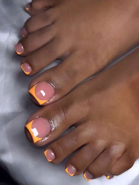 Pedicure Gel, Pedicure Designs Toenails, Fake Toenails, Gel Toe Nails, Acrylic Toes, Acrylic Toe Nails, Toe Nail Color, Cute Toe Nails, Work Nails