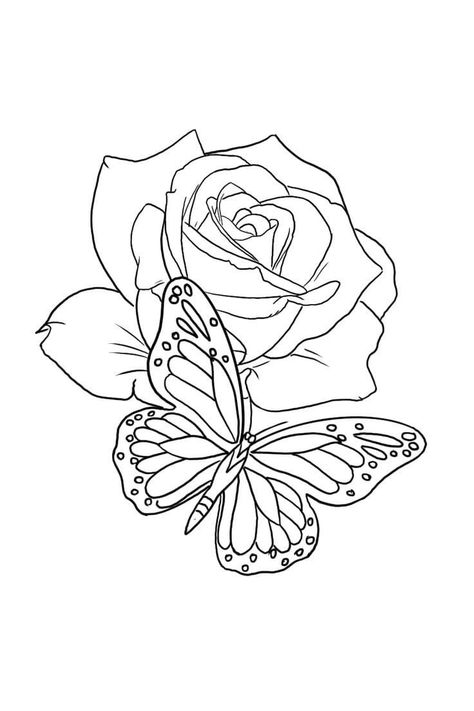 Tattoo Chart, Chest Tattoo Stencils, Rose Tattoo Stencil, Rose And Butterfly Tattoo, Butterfly Tattoo Stencil, Rose Drawing Tattoo, Half Sleeve Tattoos Drawings, Optical Illusion Tattoo, Hourglass Tattoo