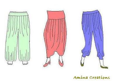 AMINA CREATIONS: HAREM PANTS PATTERNS Hareem Pants, Making Shorts, Harem Pants Pattern, Pants Patterns, Diy Pants, Dress Designing, Sewing Pants, Wrap Pants, Harem Pant