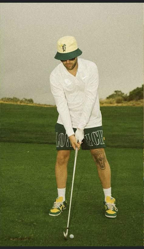 Waste Management Open Outfits, Tennis Outfit Mens, Waste Management Open, Golf Aesthetics, Golf Fits, Outfit Golf, Golf Aesthetic, Bad Birdie, Mens Golf Fashion