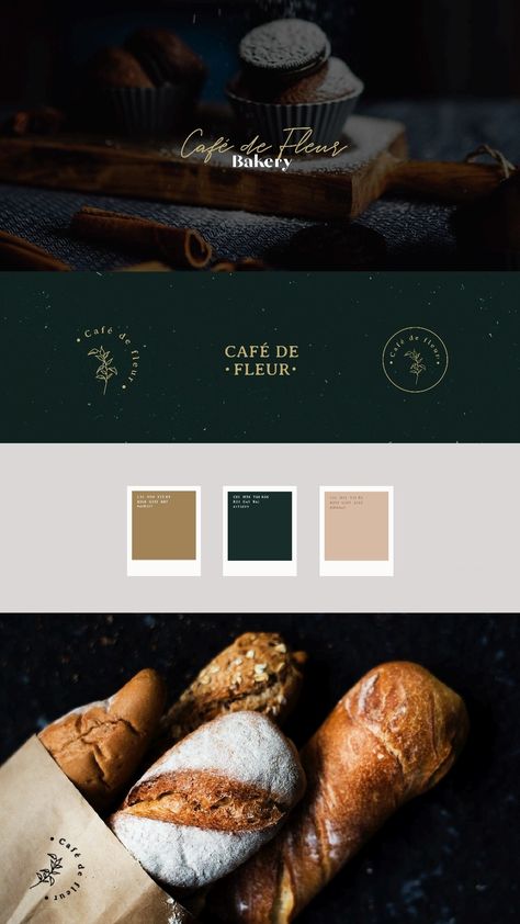 Artisan Bakery Branding, Bakery Branding Packaging, Bakery Moodboard, Bakery Branding Logo, Elegant Bakery, Shop Branding Design, Cozy Bakery, Bakery Branding Design, Pastry Logo