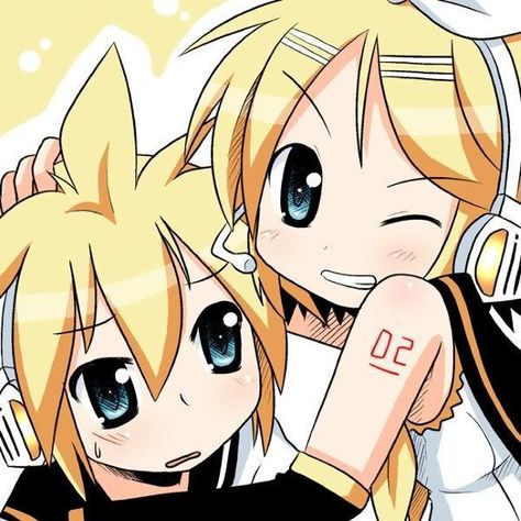 Rin y len Vocaloid Len, Lovers Photo, Len Y Rin, Len And Rin, Kagamine Rin And Len, Kagamine Twins, Rin Y Len, Rin And Len, Rin Kagamine