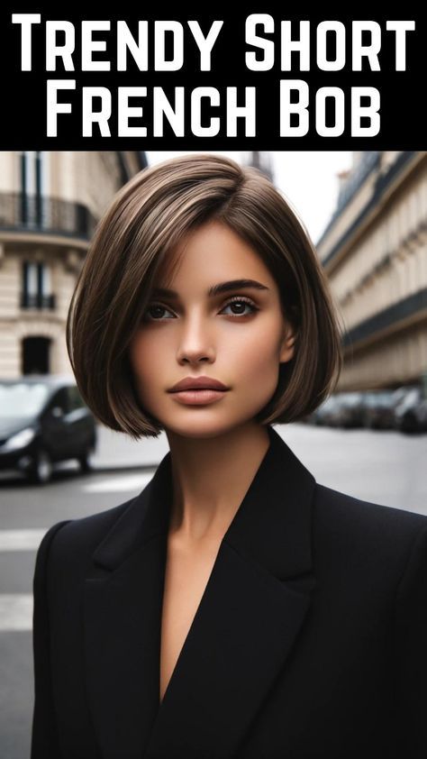 Easy Maintain Haircut, Short Hair Wide Face, Old Money Bob Brunette, Salt And Pepper Bob Haircut, Classy Bob Hairstyles, Bob Haircuts For Women Over 50, Neckline Haircut, Center Part Bob, Jennifer Aniston Short Hair