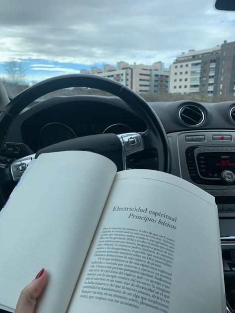 Reading In Car Aesthetic, In Car Aesthetic, Reading Spot, Reading Aesthetic, Car Aesthetic, Side A, Bookish Things, Reading Book, In Car