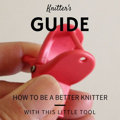 How to Be a Better Knitter with this Little Tool Brioche Knitting, Knitting Notions, Knitting Tips, Knitting Blogs, Knitting Tools, Baby Blanket Knitting Pattern, How To Knit, Blanket Knitting Patterns, Knitting Kits