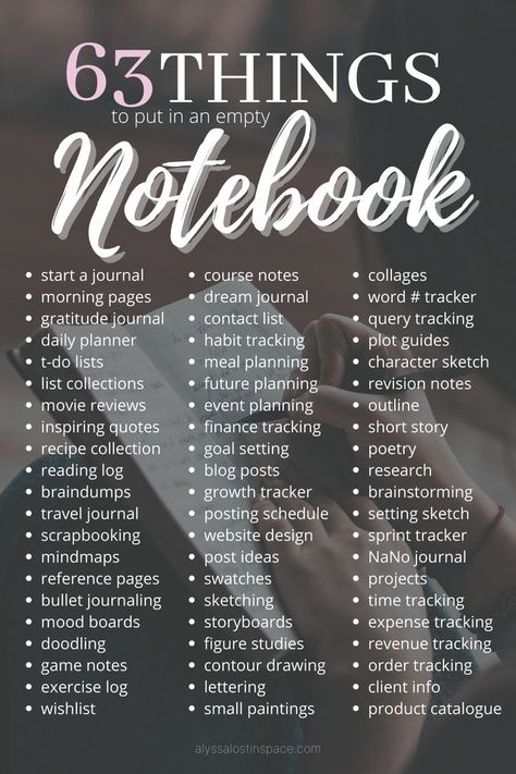 Uses For Notebooks Ideas, Things To Do In A Notebook, Things To Use A Notebook For, Ideas To Fill Empty Notebooks, Empty Book Ideas, Empty Notebook Ideas Aesthetic, Ways To Use Notebooks, What To Write In An Empty Notebook, Ways To Fill Up A Notebook