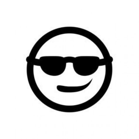 cool smiley with sunglasses - Icon Smiley Face With Sunglasses, Smiley Face With Headphones, Warped Smiley Face, Smiley Face Black Background, Sunglasses Meme, Dragon Ball Painting, Cool Anime Backgrounds, Mens Glasses, Black & White