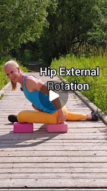 Valerie Brown | Strength & Mobility Coach on Instagram: "Want to improve hip strength and mobility in external rotation?  The true magic happens when we strengthen the muscles at our "end range" of hip external rotation (we are at "end range" of hip external rostuon when we cannot move any farther into hip external rotation).  Our "end range" is where we are the weakest; when we strengthen the weakest positions, our entire range of motion improves 👌  "Normally" our femur should be able to externally rotate to a 45 degrees angle when our hip is flexed to a 90 degrees angle (in the Supine position).  To improve our hip strength and mobility in external rotation:  Step 1: Find "end range" for hip external rotation (will feel a stretch deep in the glutes)  Step 2: Strengthen "end range" for h Hip External Rotation, Pigeon Stretch, Hip Strength, Strength And Mobility, Physical Therapy Exercises, Hip Stretches, Hip Workout, 90 Degrees, Physical Therapy