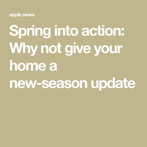 Spring into action: Why not give your home a new-season update Spring Into Action, Dark Winter, Winter Days, Home A, Treat Yourself, Daily Mail, To Leave, Interior Design, Design