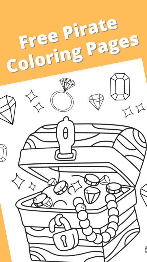 Round up your crew and set sail for adventure! Pirates are lots of fun and if your scallywags and buccaneers need some new activities to keep them busy this summer, we have some new fun and free pirate printables for your family to enjoy! With pirates, treasure, ships and more, these coloring pages provide lots of entertainment. Gather your crew for some coloring fun with these free printable pirate coloring pages for kids. Print these free pirate coloring pages for your family. Free Pirate Printables, Pirate Printables, Chevron Diy, Pirate Week, Oatmeal Banana Bread, Pirate Pictures, Pirate Coloring Pages, Pirates Treasure, Pirate Activities