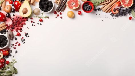 Cookery Background Design Powerpoint, Food Powerpoint Background, Food Border, Professional Ppt, Wallpaper Powerpoint, Background Ppt, Background For Powerpoint Presentation, Border Background, Ppt Background