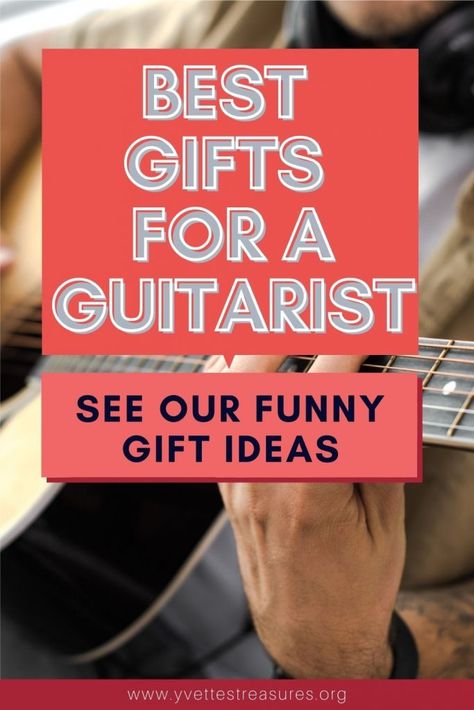 36 Best Gifts For A Guitarist - Best Online Gift Store. Awesome gifts for the guitar lover from practical to down right funny! Birthday Gifts For Guitar Players, Gift For Musician Boyfriend, Guitar Lover Gifts For Him, Music Gifts For Guys, Gift Idea For Musician, Diy Gifts For Guitar Players, Diy Gift For Musician, Musician Boyfriend Gifts, Music Lover Gifts For Him