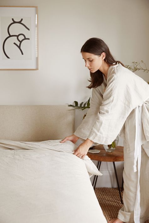 My Neutral Bedroom Harper Harley, Harper And Harley, Sara Donaldson, Couch Fabric, Neutral Bedroom, New Beds, Under Bed, Under Bed Storage, Australian Fashion