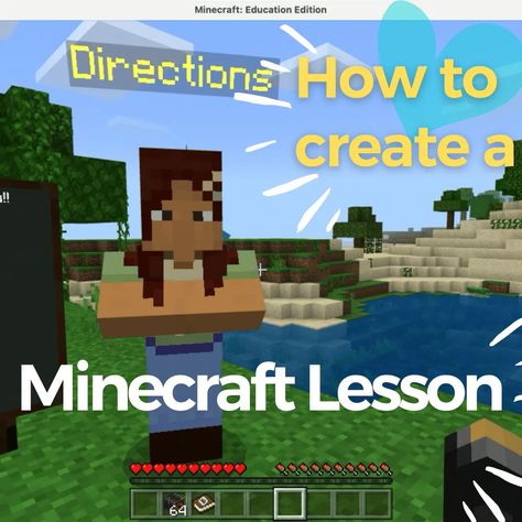 No matter the age of the students if you are looking to increase student engagement then Minecraft Education Edition may be the answer. Here are some steps for creating a Minecraft Lesson. Minecraft Lesson Ideas, Minecraft Homeschool, Minecraft Education, Minecraft School, Minecraft Challenges, Cult Of Pedagogy, Game Based Learning, Minecraft Ideas, Student Engagement