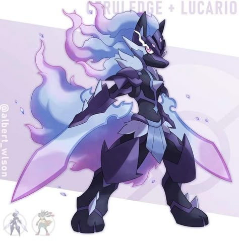 Lucario Fusion, Mega Lucario, Ghost Type Pokemon, Pikachu Drawing, Mtg Altered Art, Lucario Pokemon, Pokemon Fusions, Pokemon Fusion Art, Ghost Pokemon