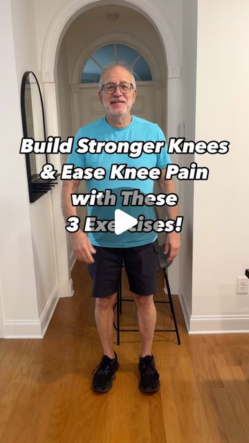 Exercises For Arthritic Hip, Knee Strengthening Exercises For Pain, High Knee Exercise, Exercises For Arthritic Knees, Knee Pain Relief Exercises, Knee Strength, Strength Training For Beginners, Knee Strengthening Exercises, How To Strengthen Knees